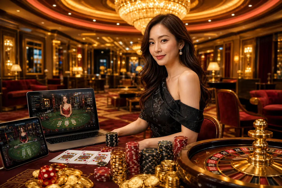 kisss918 casino dealer langsung baccarat meja